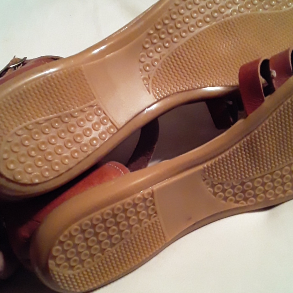 Womens leather sandals size 26=9.5 US - Picture 4 of 4